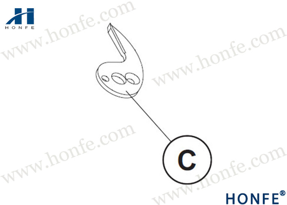 HONFE चांदी के बुनाई बुनाई के लिए स्पेयर पार्ट्स PN051739/PQO51730 गारंटी Fast/TP600/TP500