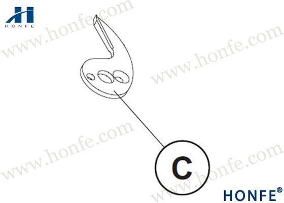 ब्लेड फिक्स्ड RH PN051739/PQO51730 FAST Fast/TP600/TP500 स्पेयर पार्ट्स